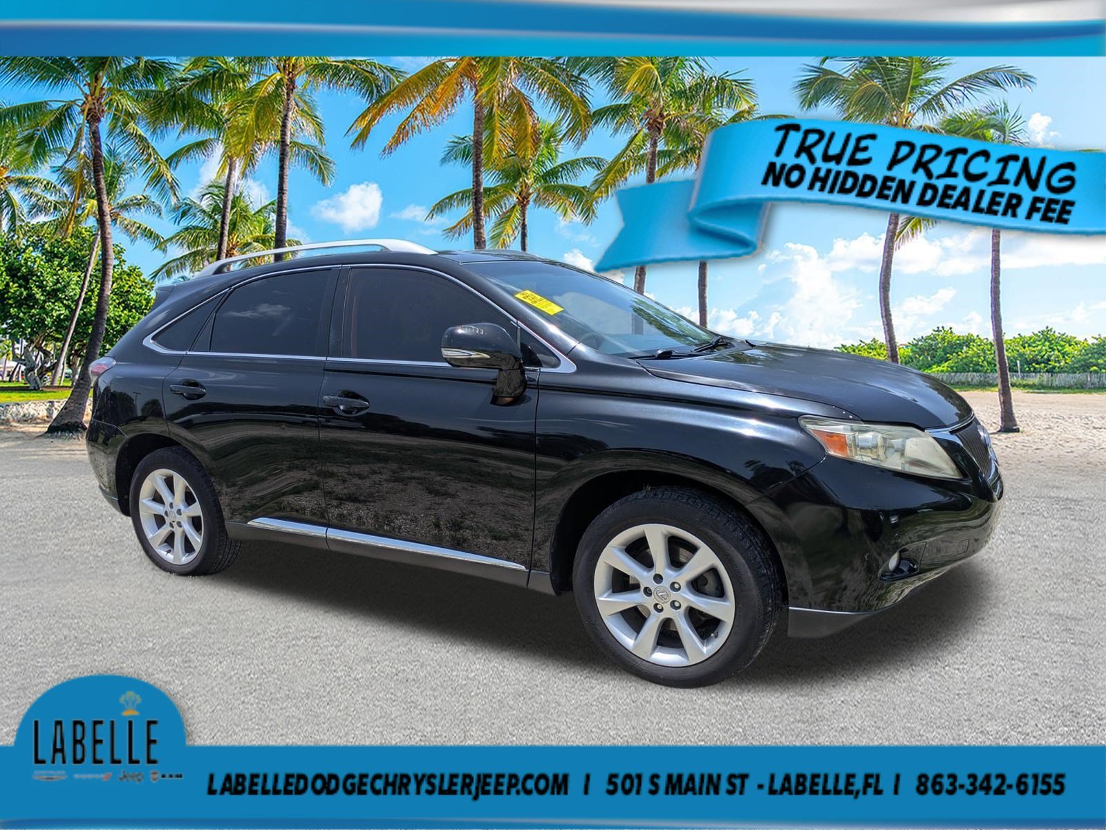 Used 2011 Lexus RX 350 with VIN 2T2ZK1BA9BC048503 for sale in LaBelle, FL