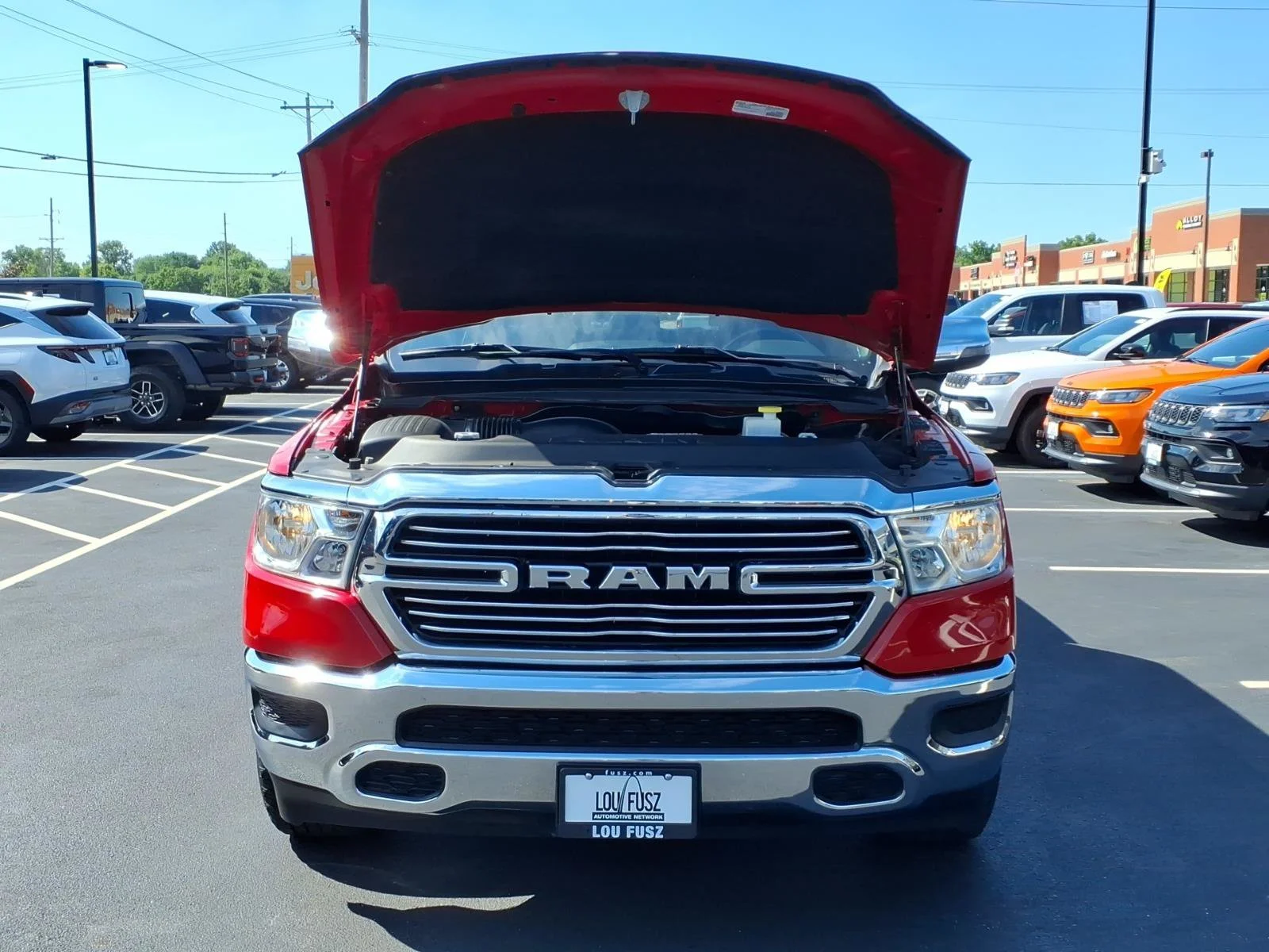 Used 2024 Flame Red Clearcoat Ram Laramie image 32