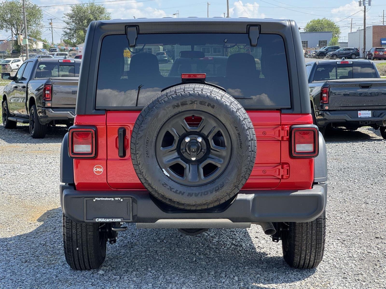 Used 2025 Firecracker Red Clearcoat Jeep Sport image 23