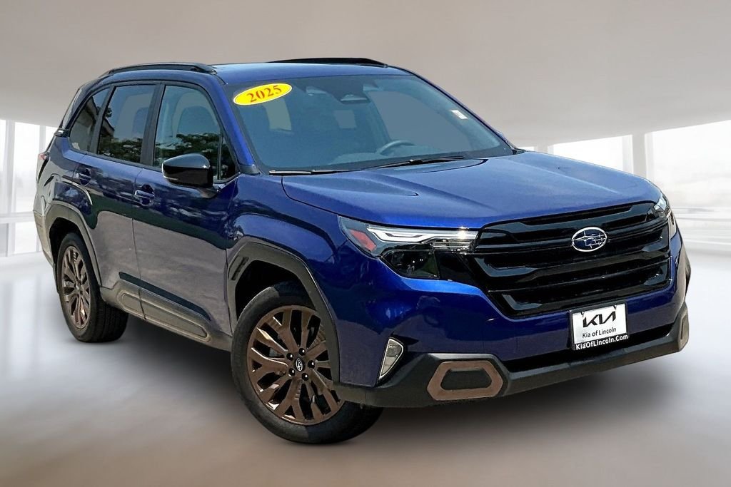 Used 2025 Sapphire Blue Pearl Subaru Sport image 3