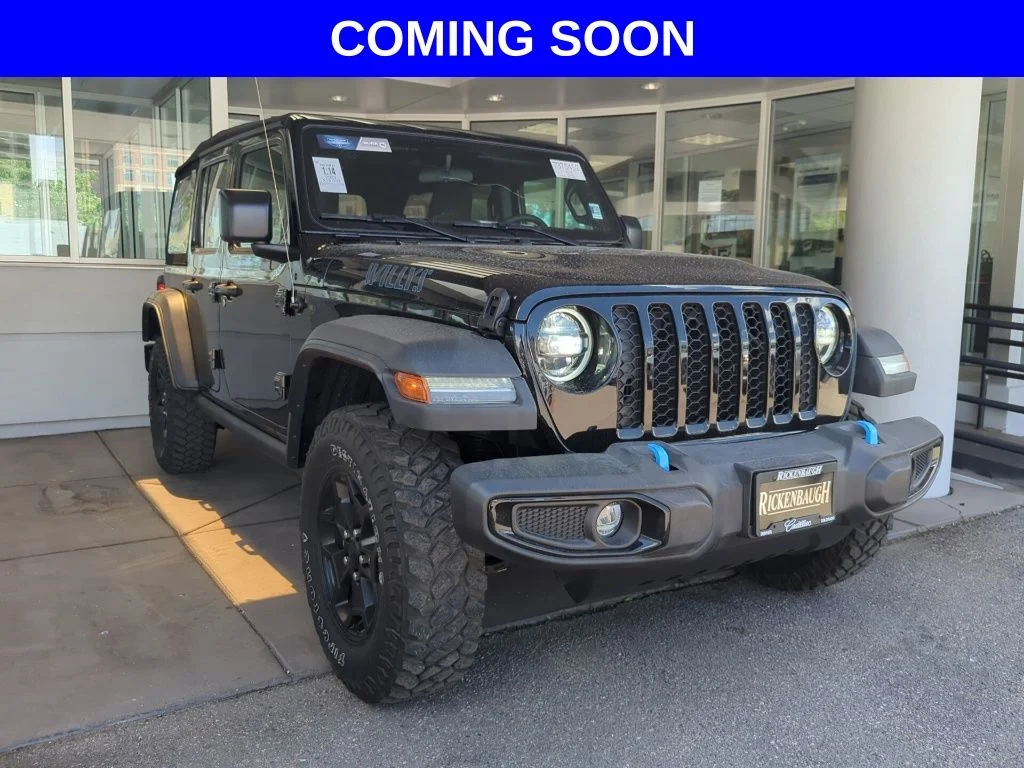 Used 2023 Black Jeep Willys 4xe image 1