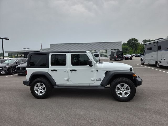 Used 2019 White Jeep Unlimited Sport S image 2