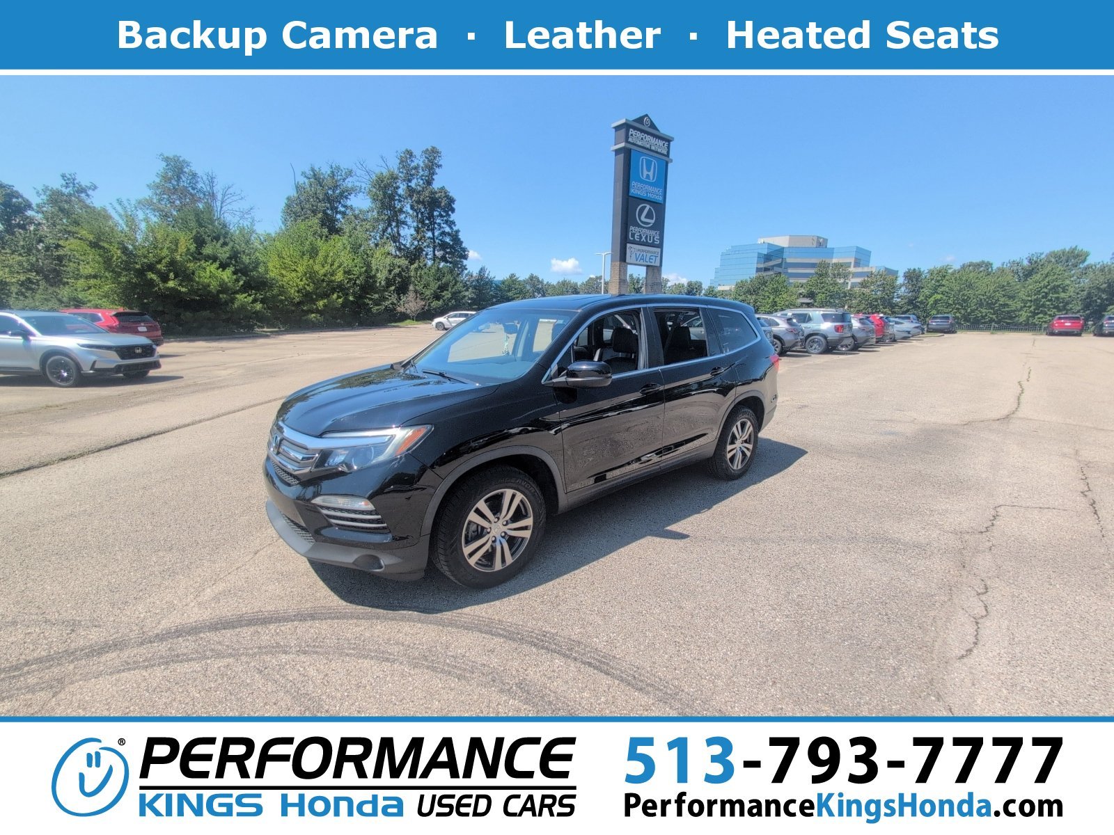 Used 2018 Crystal Black Pearl Honda EX-L image 1