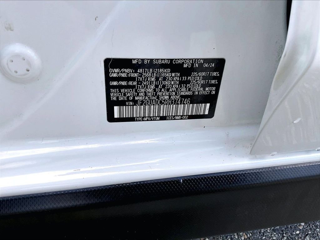 Used 2024 White Subaru Premium image 35
