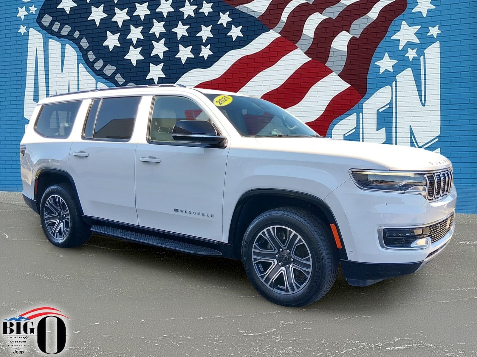 Certified Used 2025 Bright White Clear Coat Jeep Series II image 1