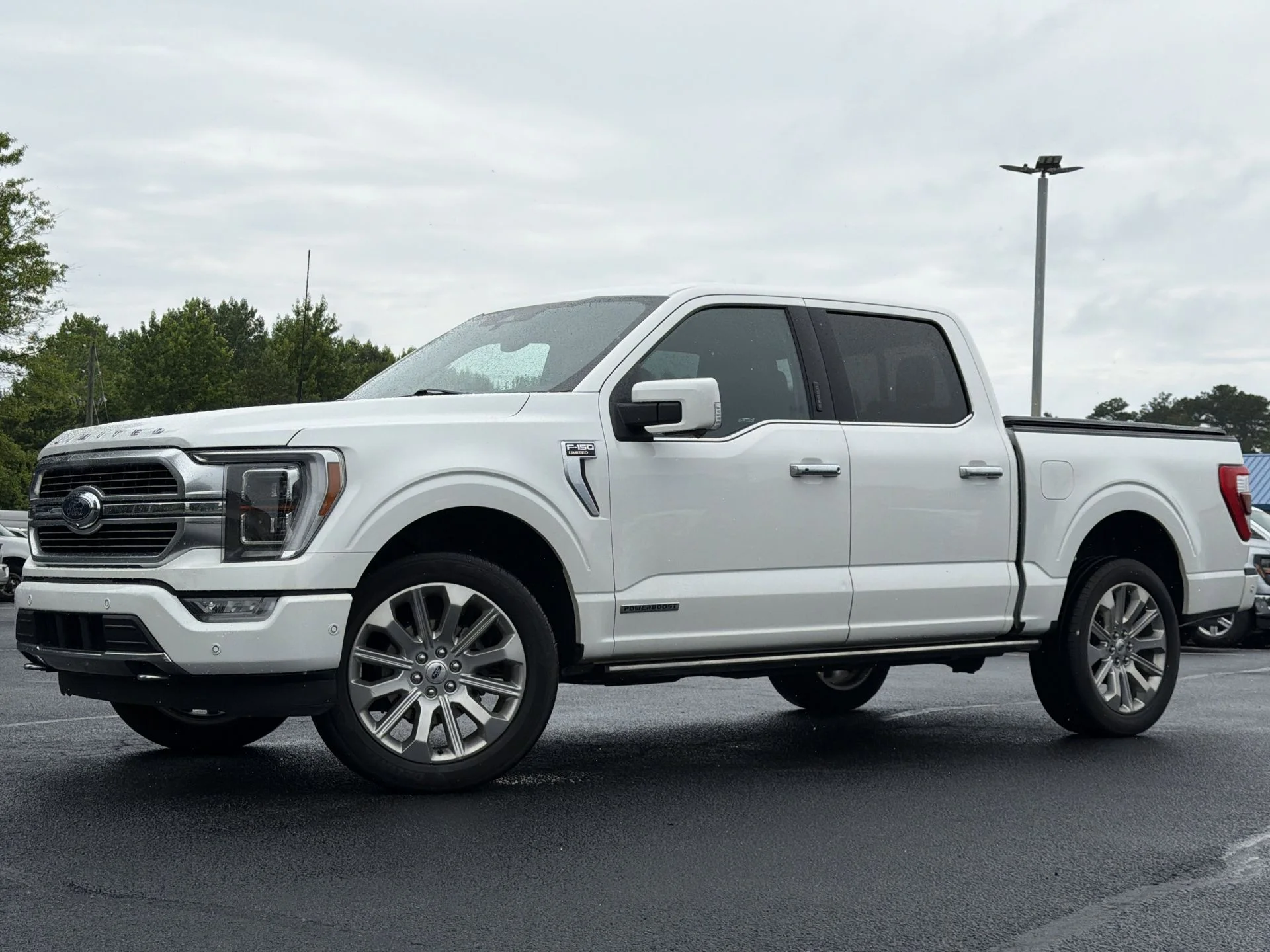 Certified Used 2023 White Metallic Ford Limited image 2
