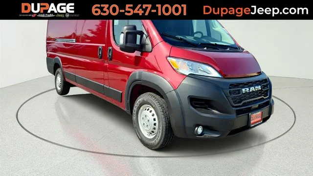 New 2026 Deep Cherry Red Crystal Pearlcoat RAM High Roof image 1