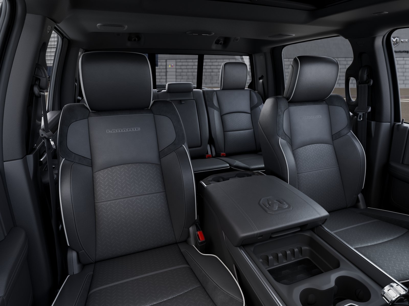 New 2026 Bright White Clear-Coat Exterior Paint RAM Laramie image 9