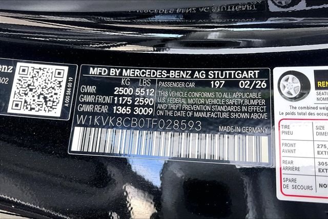 New 2026 Obsidian Black Metallic Mercedes-Benz AMG® SL 63 S E Performance Roadster image 11