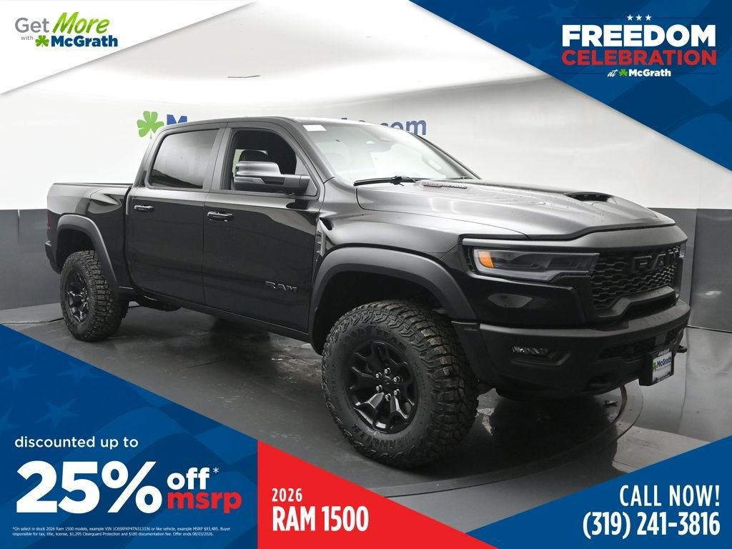 New 2026 Diamond Black Crystal Pearl-Coat Exterior Paint RAM RHO image 1