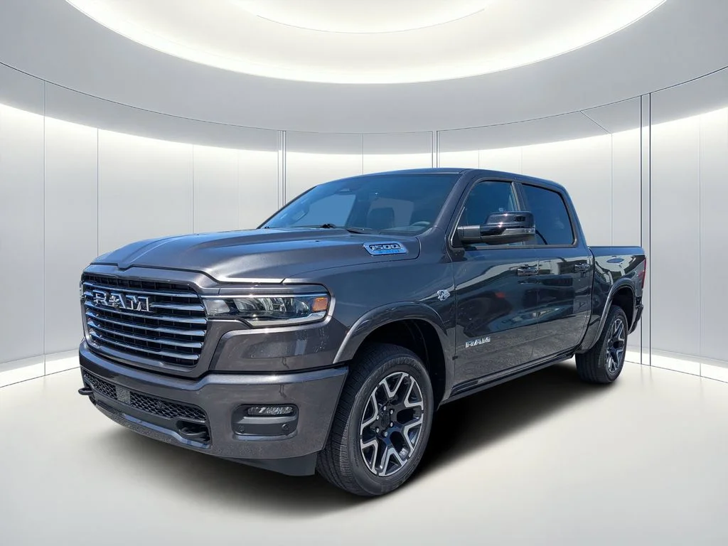 New 2026 Granite Crystal Metallic Clear-Coat Exterior Paint RAM Laramie image 8