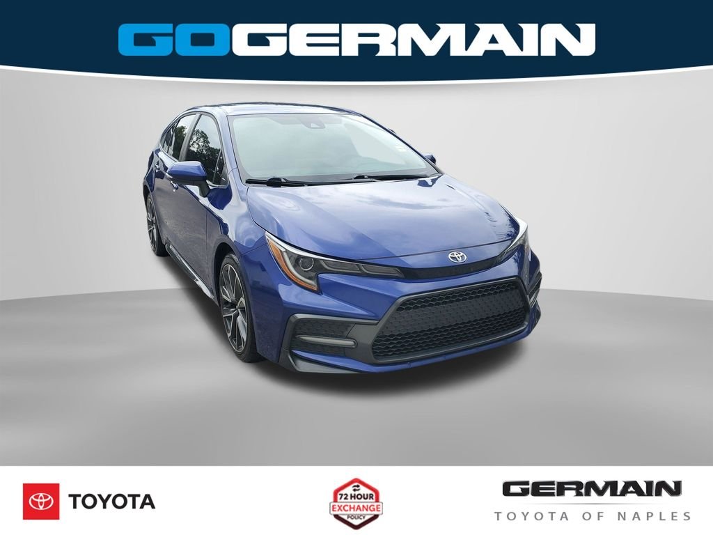 Used 2020 Blue Toyota SE image 5