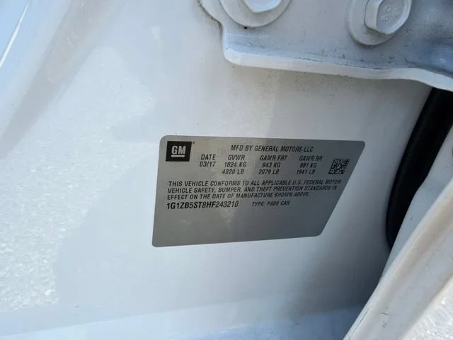 2017 Chevrolet Malibu 1LS - Photo 10