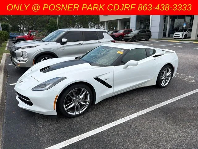 Used 2019 White Chevrolet Stingray image 1
