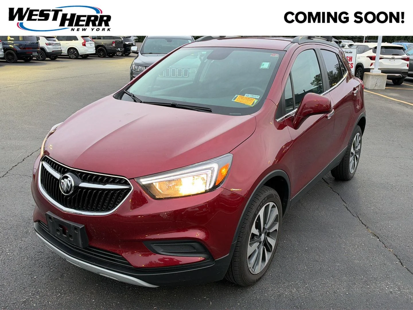 Used 2022 Cinnabar Metallic Buick Preferred image 1