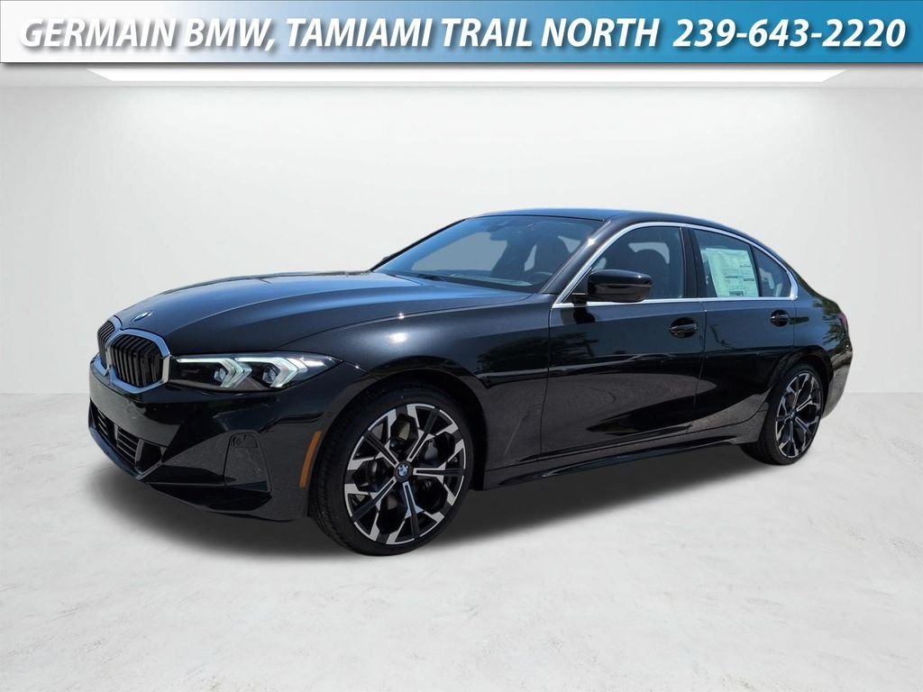 New 2026 Black Sapphire Metallic BMW 330i xDrive image 1