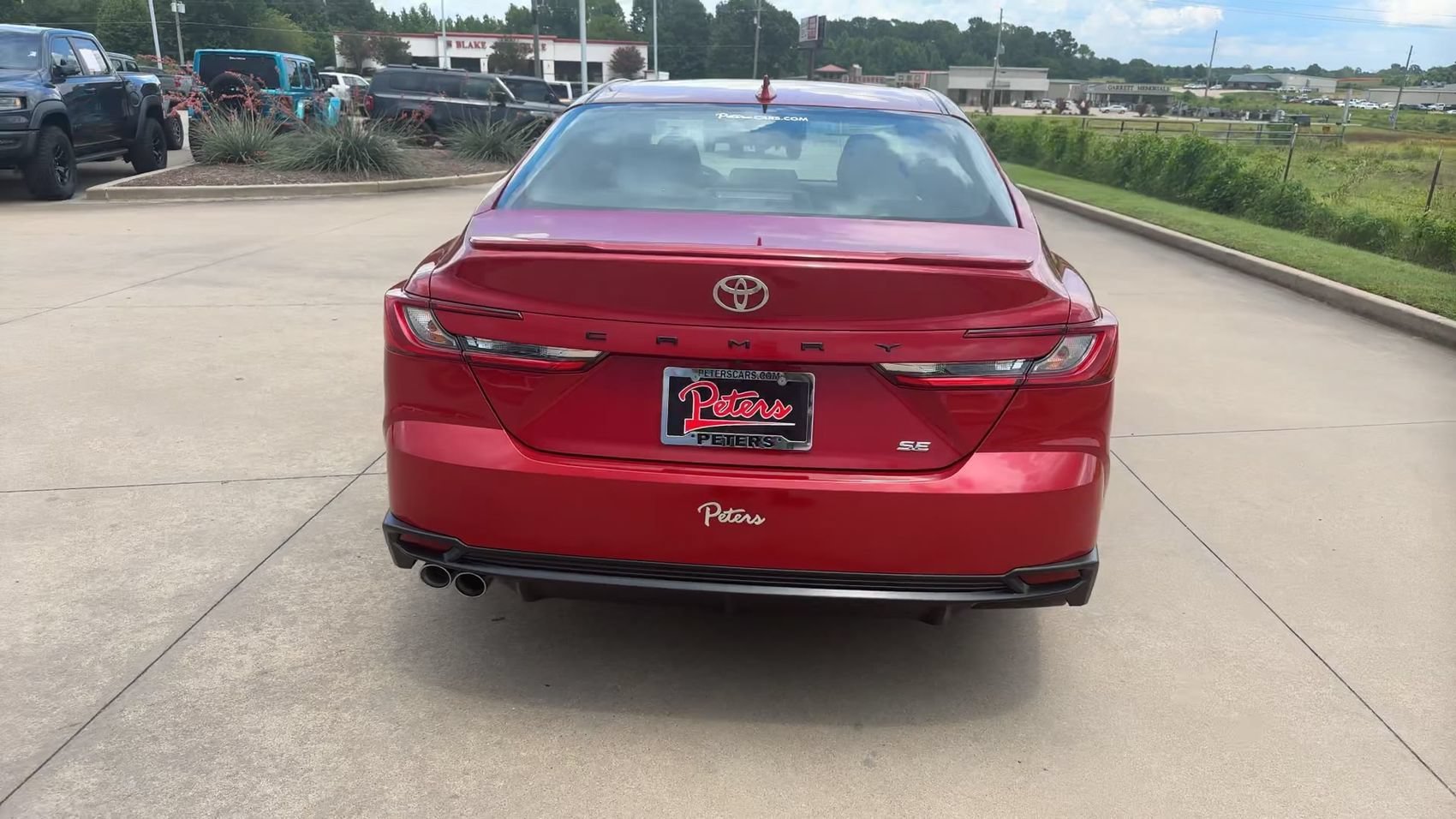 Used 2025 Red Toyota SE image 8