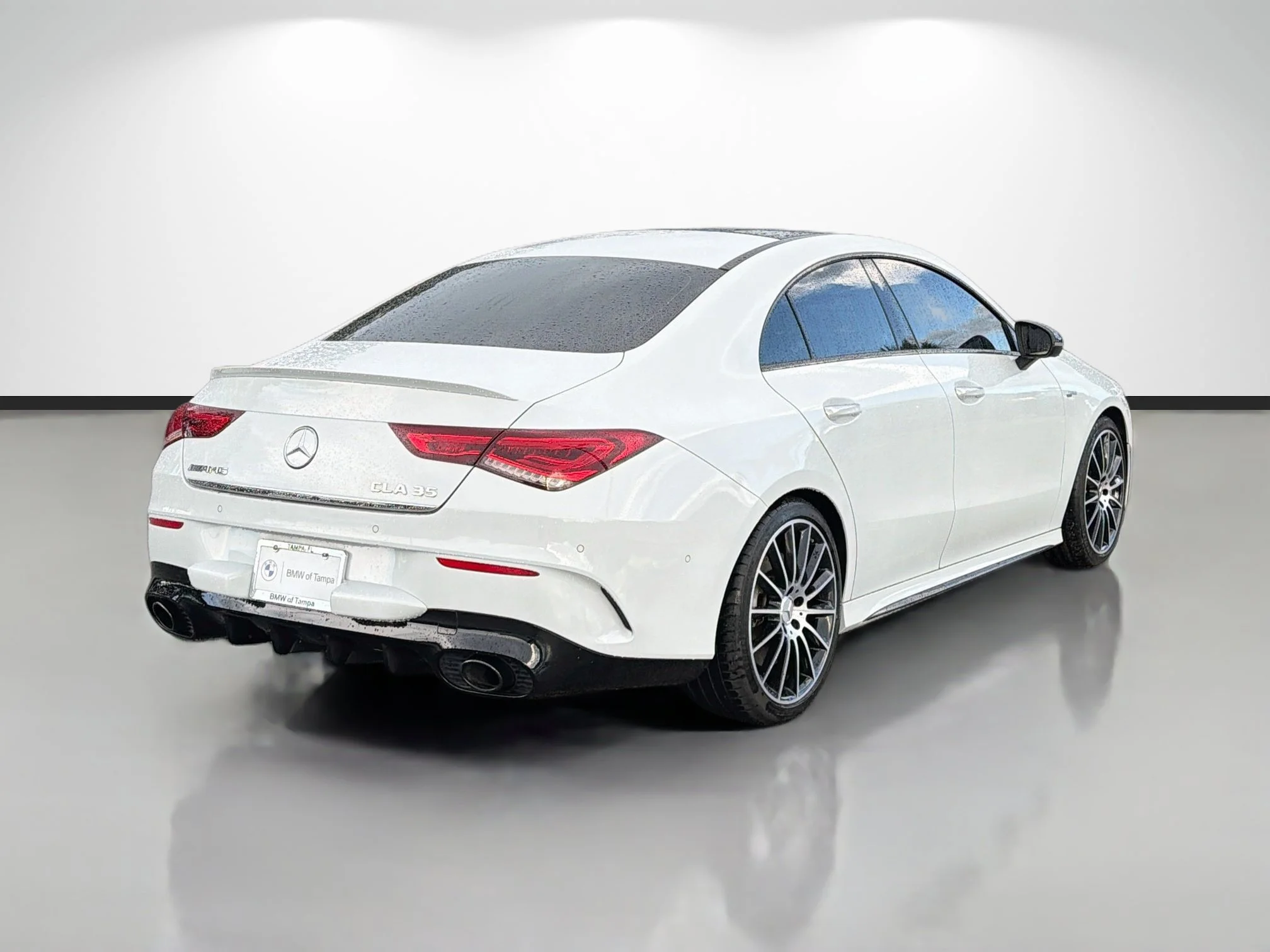 Used 2021 Polar White Mercedes-Benz AMG® CLA 35 image 3