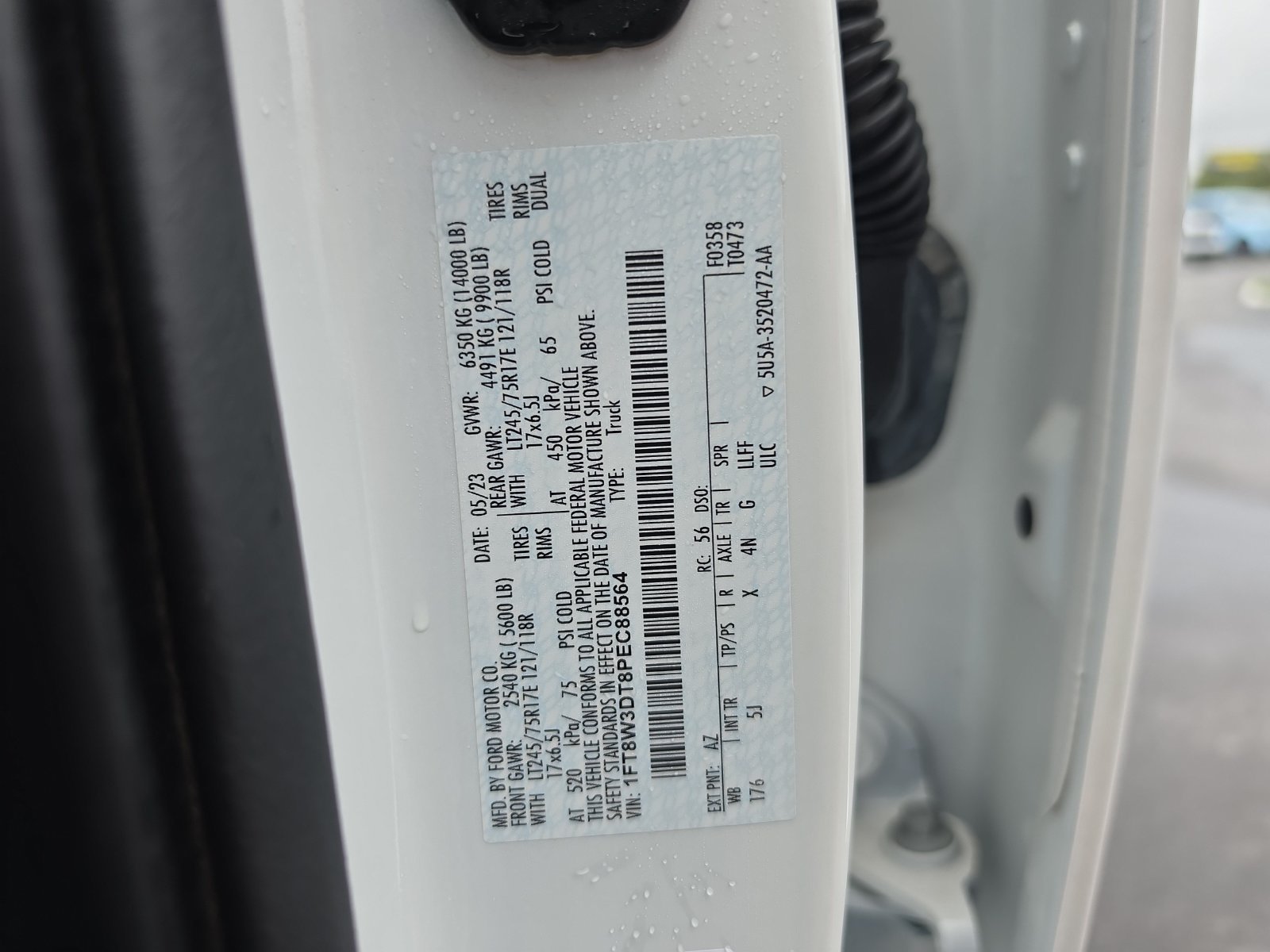 Certified Used 2023 White Metallic Ford Lariat image 33