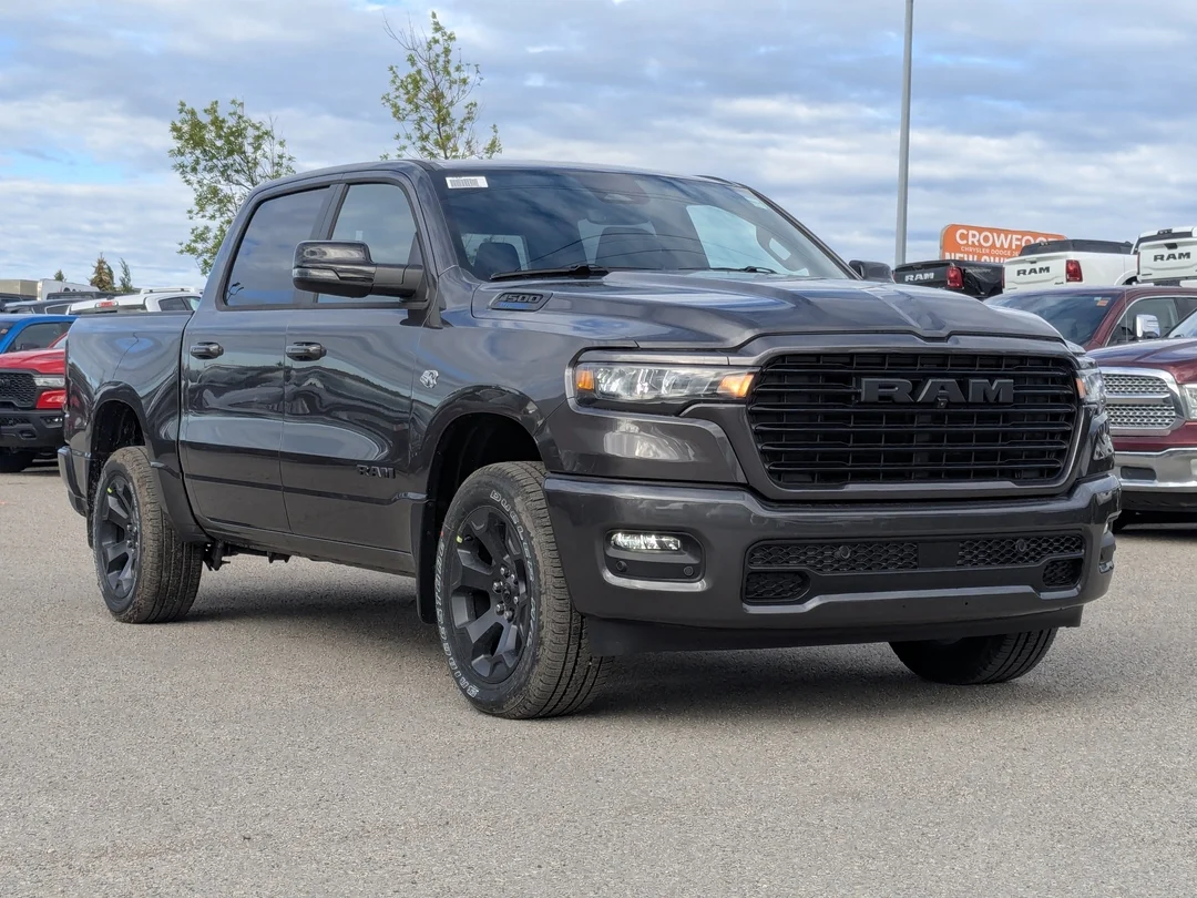 New 2026 Grey RAM Sport - - 4x4 - 5.7L HEMI V8 - Trailer Brake Control - 27- Gal Fuel Tank - Mopar Mats & More! image 2