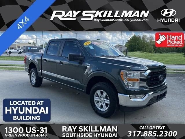 Used 2021 Green Ford XLT image 1