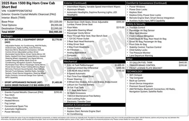 Used 2025 Gray Ram Big Horn/Lone Star image 37