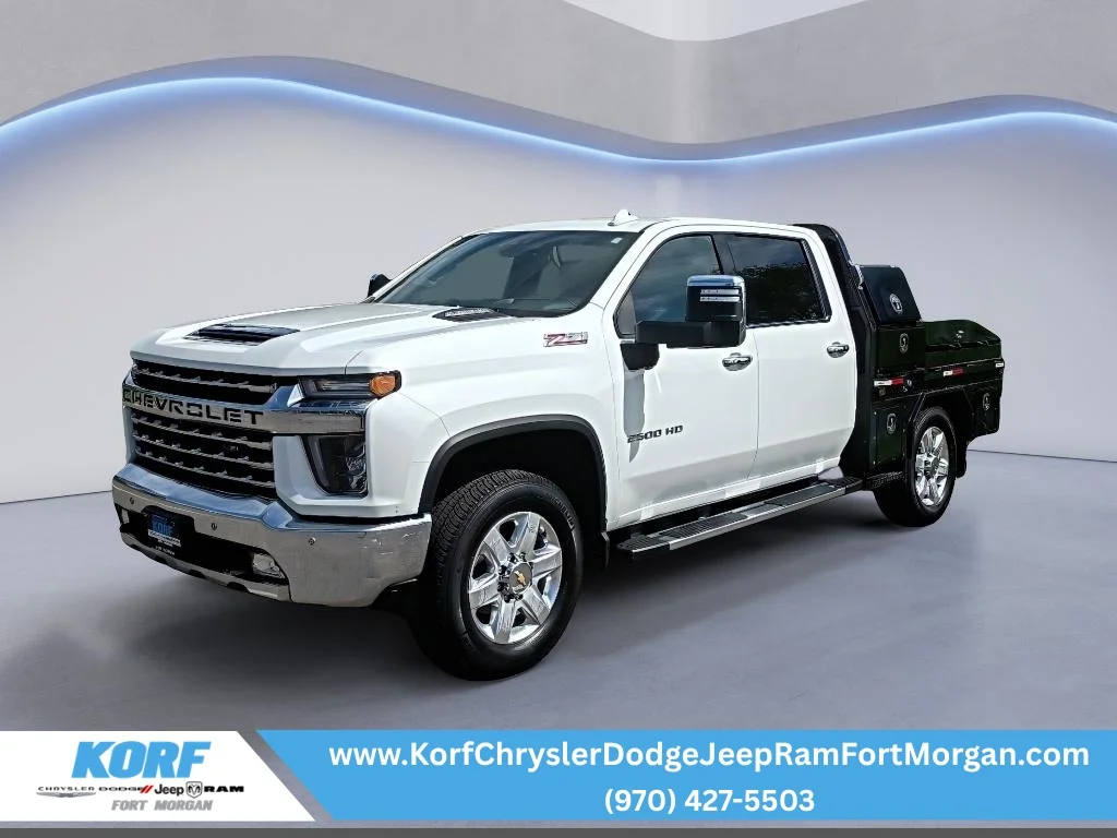 Used 2021 Summit White Chevrolet LTZ image 1