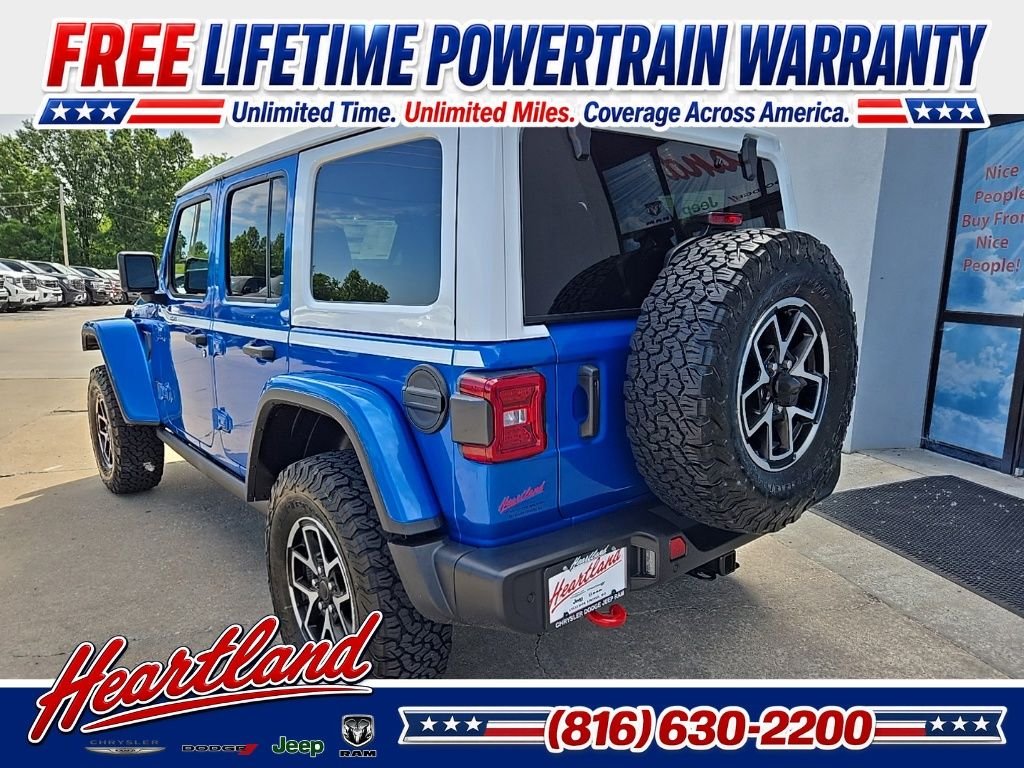 New 2026 Hydro Blue Pearl-Coat Exterior Paint Jeep Rubicon image 7