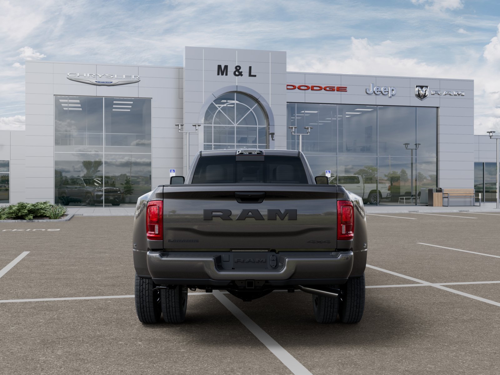 New 2026 Granite Crystal Metallic Clear-Coat Exterior Paint RAM Laramie image 33