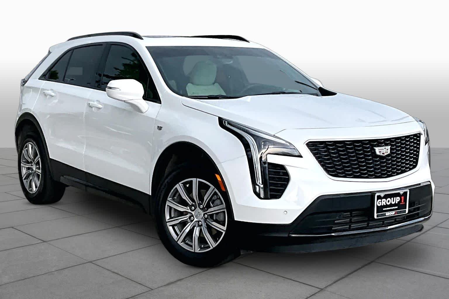 Used 2023 Crystal White Tricoat Cadillac FWD Sport image 3