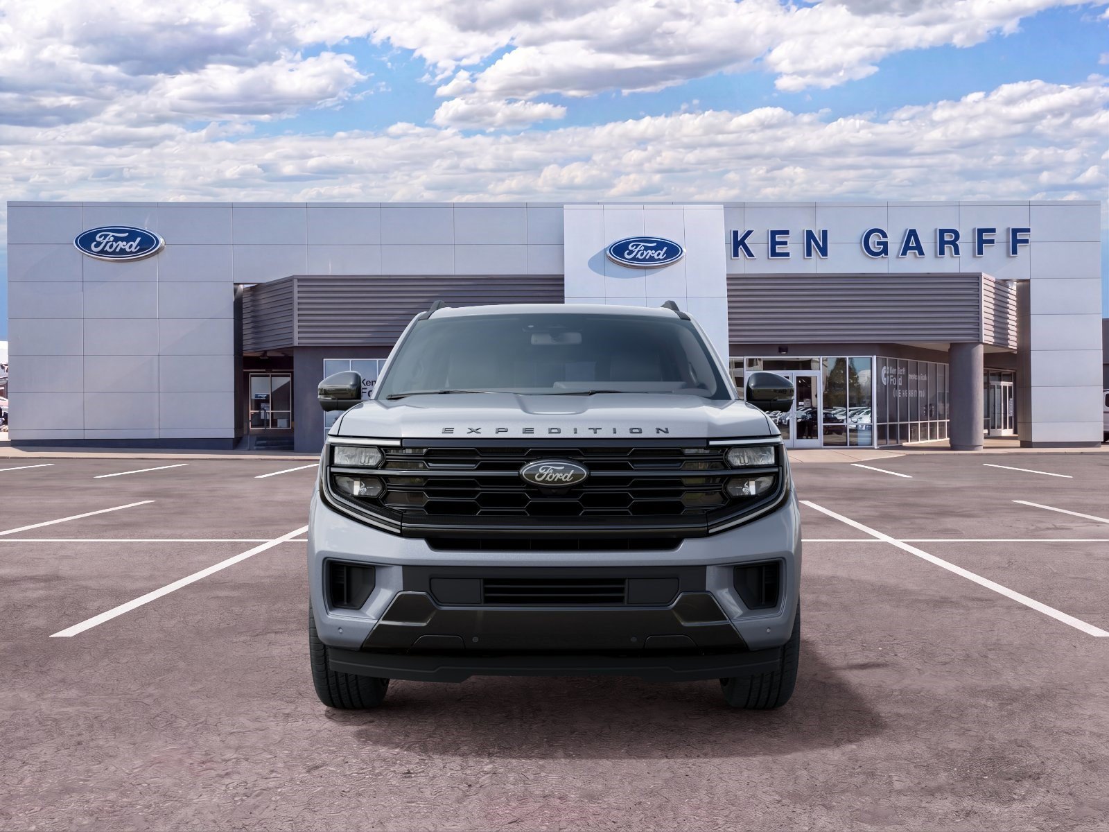 New 2027 Glacier Gray Metallic Tri-Coat Ford Platinum image 3