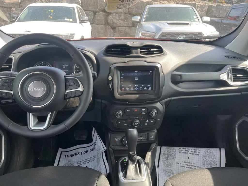 Used 2021 Orange Jeep Latitude image 12