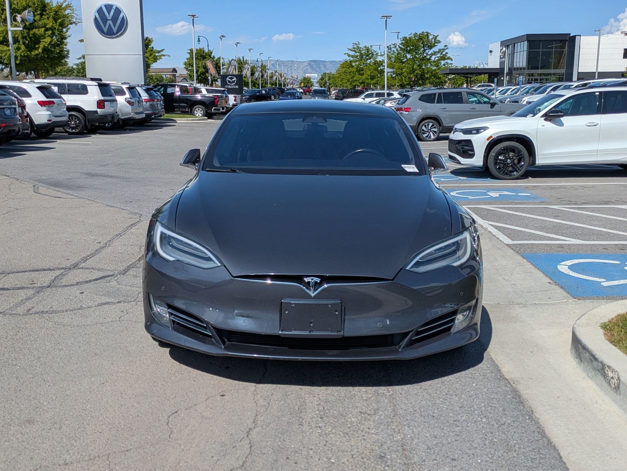 Used 2021 Midnight Silver Metallic Tesla Long Range image 9