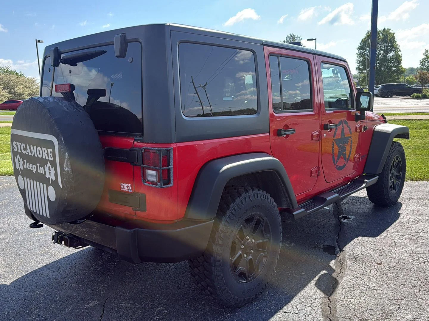 Used 2017 Firecracker Red Jeep Willys Wheeler image 7