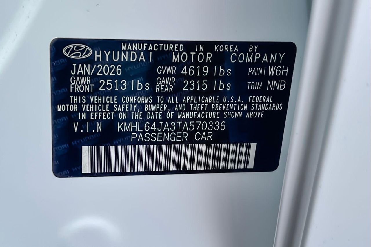New 2026 White Hyundai SEL Sport image 37