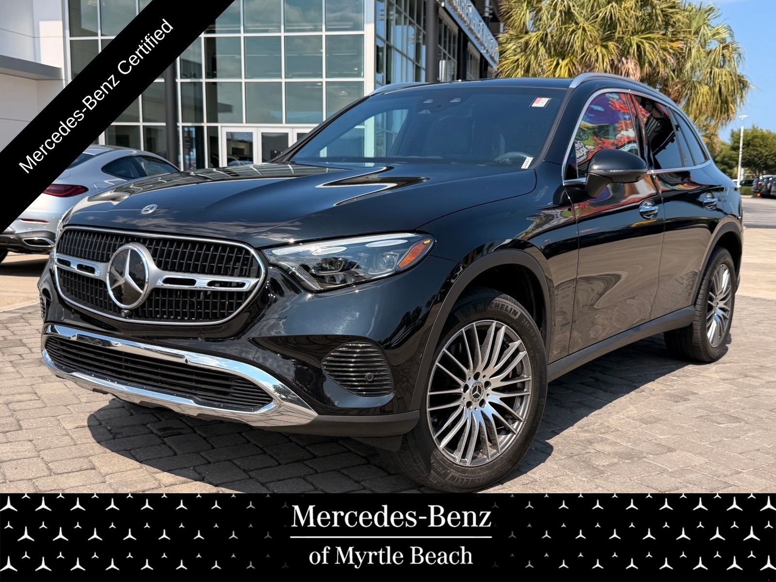 Certified Used 2024 Obsidian Black Metallic Mercedes-Benz GLC 300 image 1
