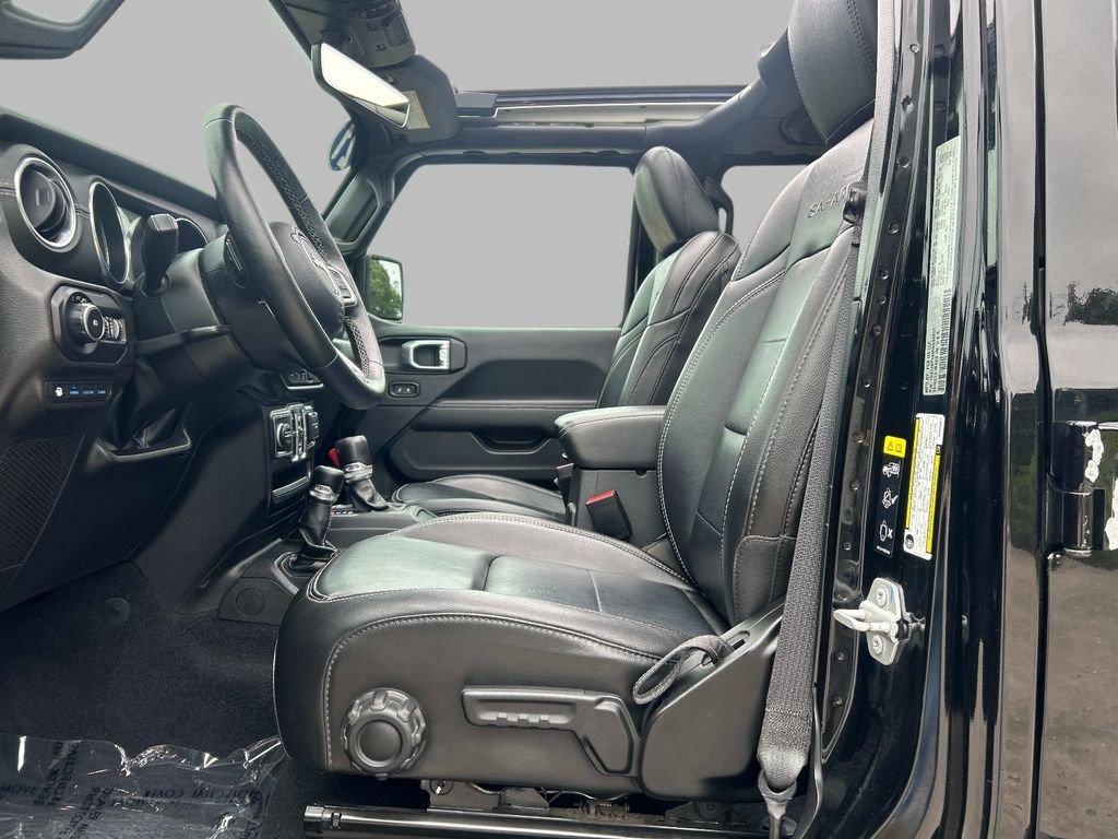 Used 2021 Black Jeep Unlimited Sahara 4xe image 16