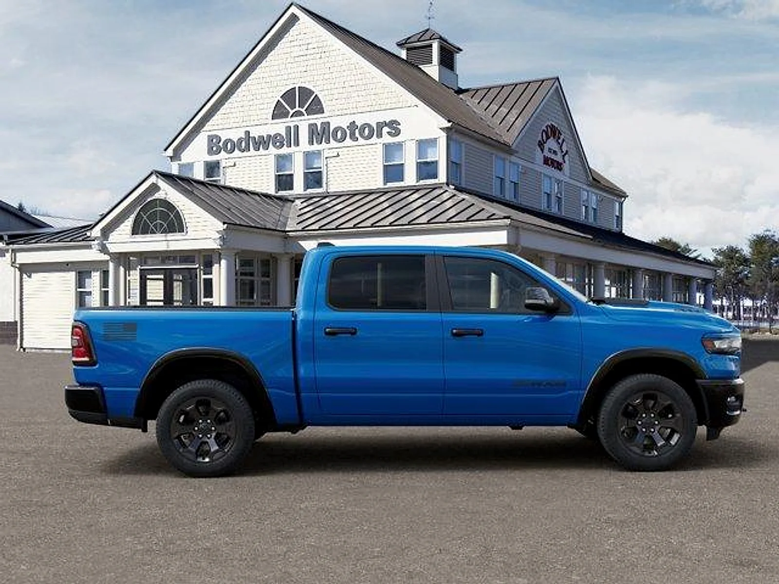New 2026 Hydro Blue Pearlcoat RAM Big Horn Crew Cab 4x4 5