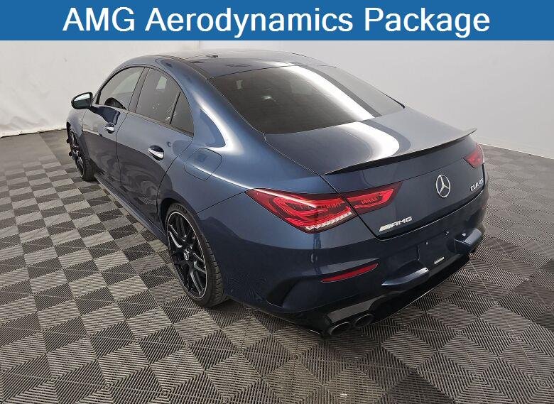 Used 2022 Denim Blue Metallic Mercedes-Benz AMG® CLA 45 image 2