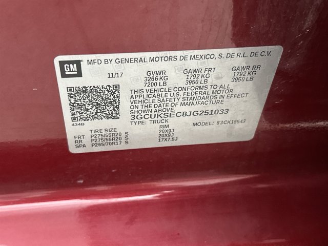 Certified Used 2018 CAJUN RED TINTCOAT Chevrolet LTZ image 42
