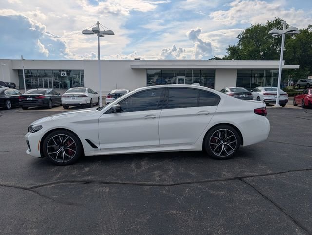 Certified Used 2023 Alpine White BMW M550i xDrive image 1