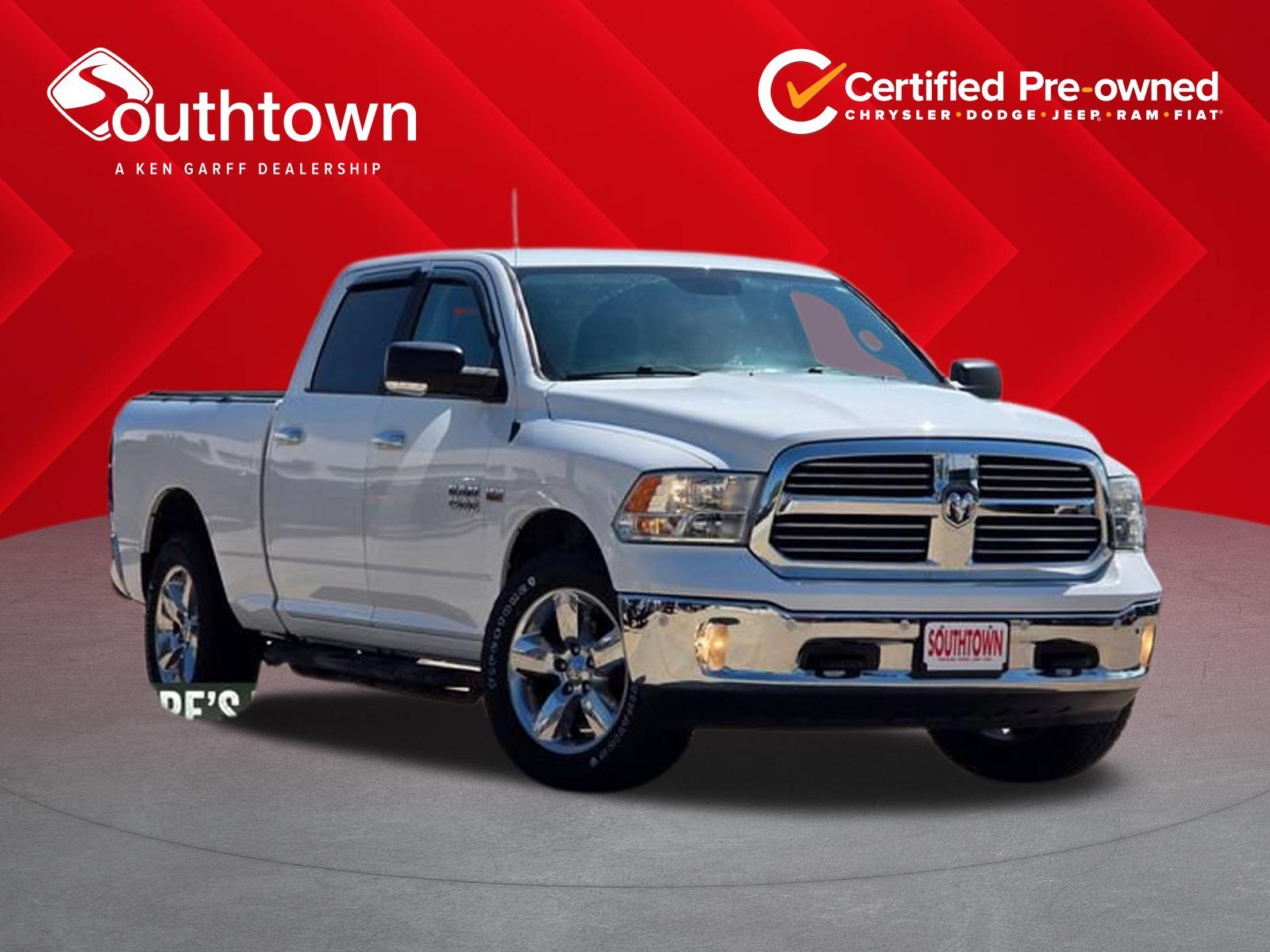 Certified Used 2018 Bright White Clearcoat Ram Big Horn image 1