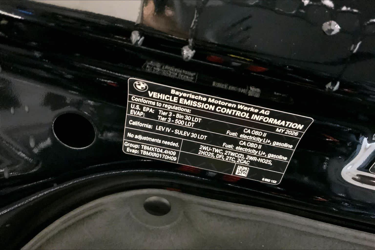 New 2026 Black Sapphire Metallic BMW Label image 17