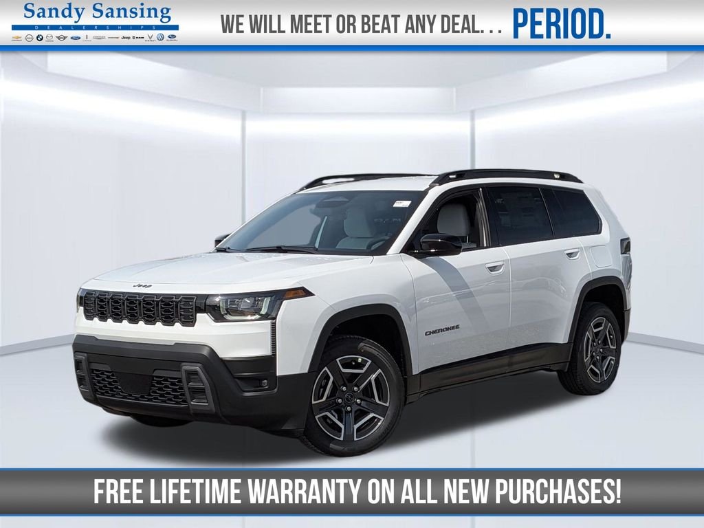 New 2026 Bright White Clear-Coat Exterior Paint Jeep Laredo image 1