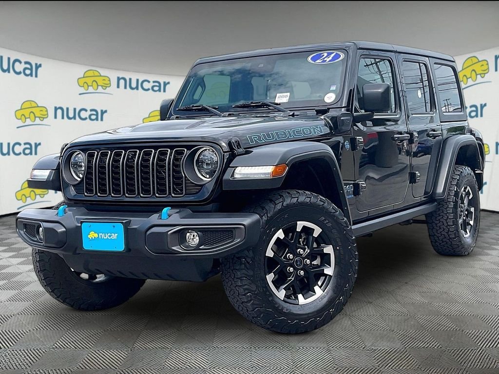 Used 2024 Black Jeep Rubicon 4xe image 3