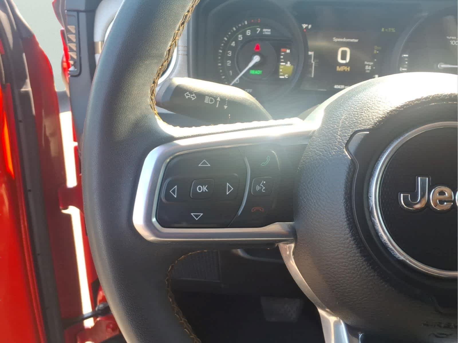 Used 2024 Firecracker Red Clearcoat Jeep Sahara image 26
