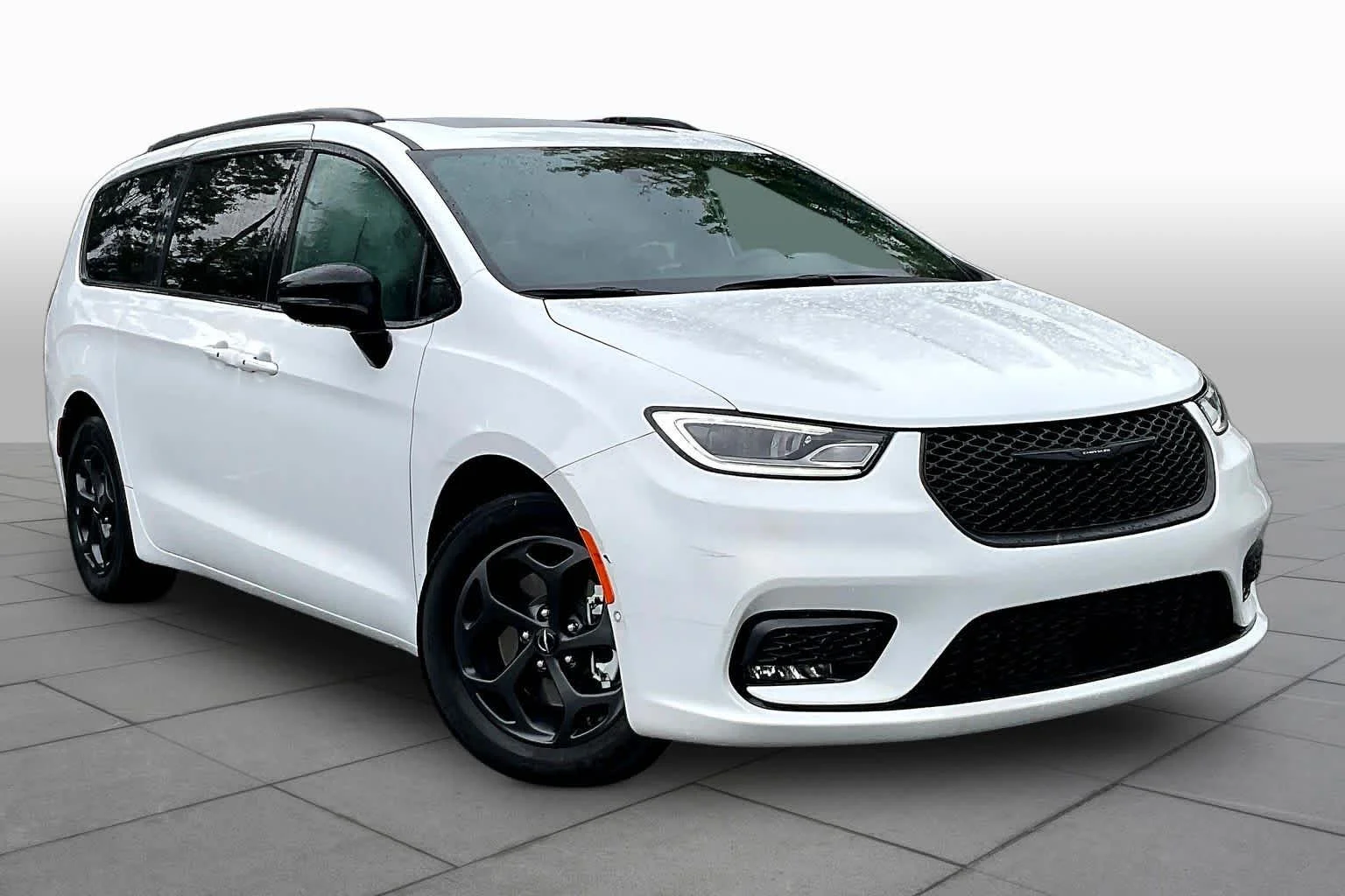 Used 2024 Bright White Clearcoat Chrysler Hybrid Premium S Appearance Pkg image 3