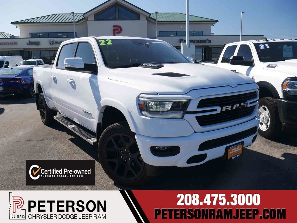 Certified Used 2022 White Ram Laramie image 1