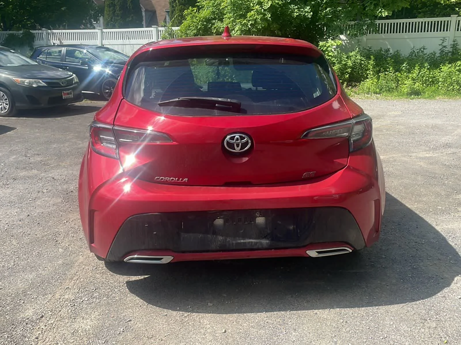 Certified Used 2021 Supersonic Red Toyota SE image 7