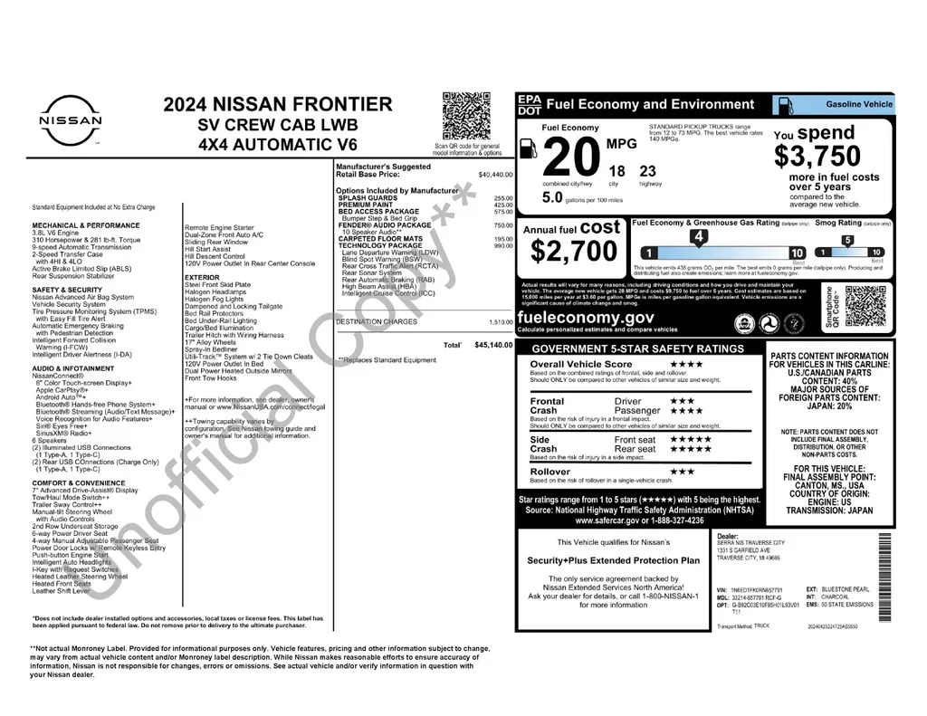 Used 2024 Blue Nissan SV image 11